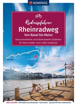 Abbildung von KOMPASS-Karten GmbH | KOMPASS Radreiseführer Rheinradweg von Basel bis Mainz | 1. Auflage | 2022 | beck-shop.de