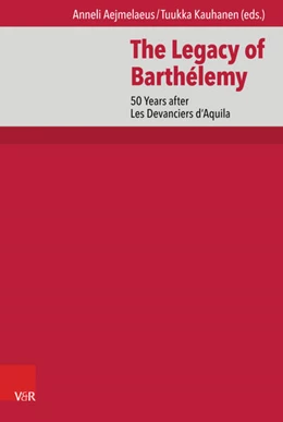 Abbildung von Aejmelaeus / Kauhanen | The Legacy of Barthélemy | 1. Auflage | 2017 | beck-shop.de