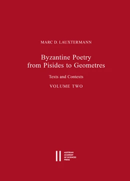 Abbildung von Lauxtermann | Byzantine Poetry from Pisides to Geometres | 1. Auflage | 2019 | beck-shop.de