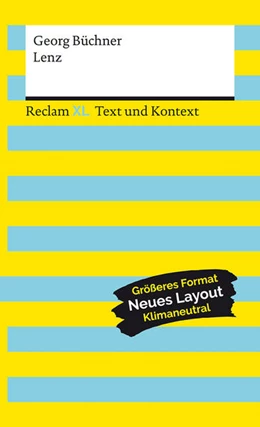 Abbildung von Büchner / Kellermann | Lenz. Textausgabe mit Kommentar und Materialien | 1. Auflage | 2022 | beck-shop.de