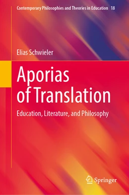 Abbildung von Schwieler | Aporias of Translation | 1. Auflage | 2022 | beck-shop.de