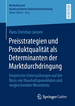 Abbildung von Jansen | Preisstrategien und Produktqualität als Determinanten der Marktdurchdringung | 1. Auflage | 2022 | beck-shop.de