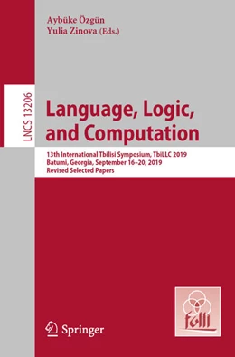 Abbildung von Özgün / Zinova | Language, Logic, and Computation | 1. Auflage | 2022 | beck-shop.de