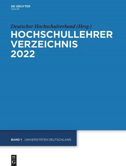 Abbildung von Deutscher Hochschulverband | Universitäten Deutschland | 30. Auflage | 2022 | beck-shop.de