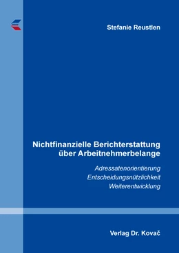 Abbildung von Reustlen | Nichtfinanzielle Berichterstattung über Arbeitnehmerbelange | 1. Auflage | 2022 | 178 | beck-shop.de
