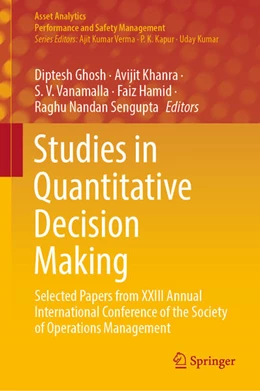 Abbildung von Ghosh / Khanra | Studies in Quantitative Decision Making | 1. Auflage | 2022 | beck-shop.de