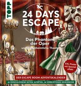 Abbildung von Grünwald | 24 DAYS ESCAPE - Der Escape Room Adventskalender: Das Phantom der Oper und das unheimliche Theater | 1. Auflage | 2022 | beck-shop.de