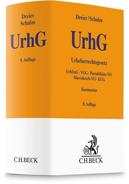 Abbildung von Dreier / Schulze | Urheberrechtsgesetz: UrhG | 8. Auflage | 2024 | beck-shop.de