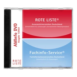 Abbildung von ROTE LISTE® 1/2022 AMInfo-DVD - ROTE LISTE®/FachInfo - Einzelausgabe | 1. Auflage | 2022 | beck-shop.de