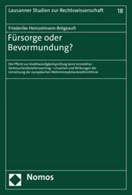 Abbildung von Heinzelmann-Brégeault | Fürsorge oder Bevormundung? | 1. Auflage | 2022 | beck-shop.de