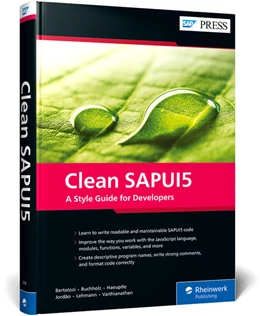 Abbildung von Bertolozi / Buchholz | Clean SAPUI5 | 1. Auflage | 2023 | beck-shop.de