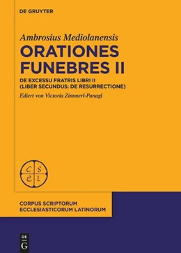 Abbildung von Mediolanensis / Zimmerl-Panagl | Orationes funebres II | 1. Auflage | 2022 | 107 | beck-shop.de