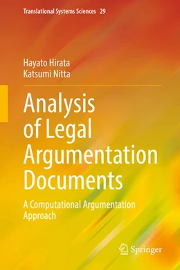 Abbildung von Hirata / Nitta | Analysis of Legal Argumentation Documents | 1. Auflage | 2022 | 29 | beck-shop.de