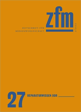 Abbildung von Gesellschaft für Medienwissenschaft | Zeitschrift für Medienwissenschaft 27 | 1. Auflage | 2022 | beck-shop.de