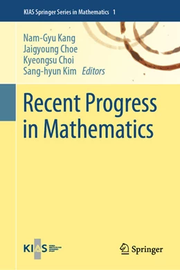 Abbildung von Kang / Choe | Recent Progress in Mathematics | 1. Auflage | 2022 | beck-shop.de