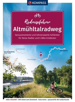 Abbildung von KOMPASS Radreiseführer Altmühltalradweg von Rothenburg ob der Tauber bis Kelheim | 1. Auflage | 2022 | beck-shop.de