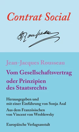 Abbildung von Rousseau | Vom Gesellschaftsvertrag oder Prinzipien des Staatsrechts | 1. Auflage | 2022 | beck-shop.de