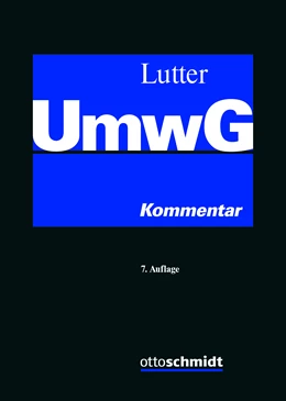 Abbildung von Lutter | Umwandlungsgesetz (UmwG) | 7. Auflage | 2023 | beck-shop.de