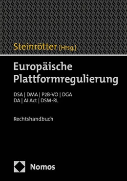 Abbildung von Steinrötter (Hrsg.) | Europäische Plattformregulierung | 1. Auflage | 2023 | beck-shop.de