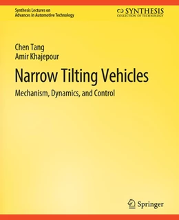 Abbildung von Tang / Khajepour | Narrow Tilting Vehicles | 1. Auflage | 2022 | beck-shop.de