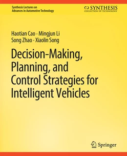 Abbildung von Cao / Li | Decision Making, Planning, and Control Strategies for Intelligent Vehicles | 1. Auflage | 2022 | beck-shop.de