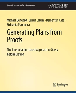 Abbildung von Benedikt / Leblay | Generating Plans from Proofs | 1. Auflage | 2022 | beck-shop.de