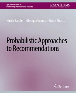 Abbildung von Barbieri / Manco | Probabilistic Approaches to Recommendations | 1. Auflage | 2022 | beck-shop.de