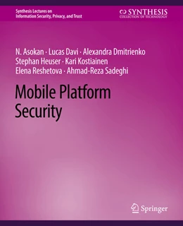 Abbildung von Asokan / Davi | Mobile Platform Security | 1. Auflage | 2022 | beck-shop.de