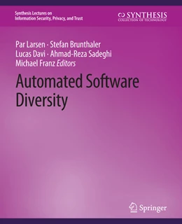 Abbildung von Larsen / Brunthaler | Automated Software Diversity | 1. Auflage | 2022 | beck-shop.de