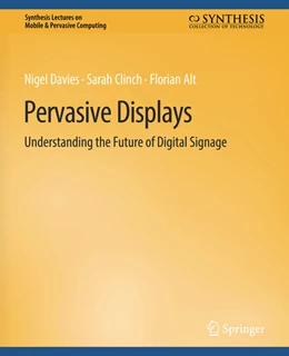 Abbildung von Davies / Clinch | Pervasive Displays | 1. Auflage | 2022 | beck-shop.de