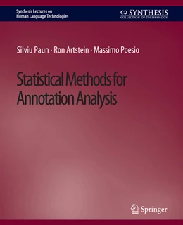 Abbildung von Paun / Artstein | Statistical Methods for Annotation Analysis | 1. Auflage | 2022 | beck-shop.de