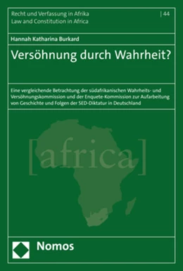 Abbildung von Burkard | Versöhnung durch Wahrheit? | 1. Auflage | 2022 | beck-shop.de