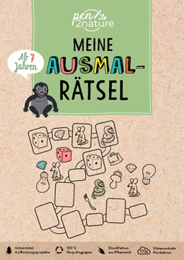 Abbildung von Pen2nature | Meine Ausmal-Rätsel. Nachhaltiger Rätsel- und Malspaß für Kinder ab 7 Jahren | 1. Auflage | 2022 | beck-shop.de