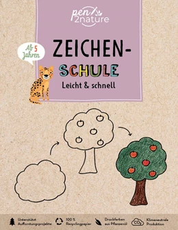 Abbildung von Pen2nature | Zeichen-Schule leicht & schnell. Zeichnen lernen für Kinder ab 5 Jahren | 1. Auflage | 2022 | beck-shop.de