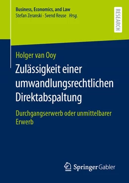Abbildung von van Ooy | Durchgangserwerb oder unmittelbarer Erwerb | 1. Auflage | 2022 | beck-shop.de