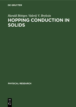 Abbildung von Bryksin / Böttger | Hopping Conduction in Solids | 1. Auflage | 1986 | beck-shop.de