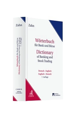 Abbildung von Zahn | Wörterbuch für Bank und Börse = Dictionary of Banking and Stock Trading • Download | 7. Auflage | 2024 | beck-shop.de