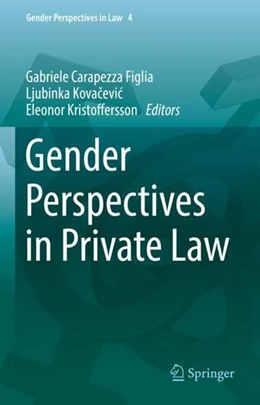 Abbildung von Carapezza Figlia / Kovacevic | Gender Perspectives in Private Law | 1. Auflage | 2023 | beck-shop.de