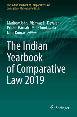 Abbildung von John / Devaiah | The Indian Yearbook of Comparative Law 2019 | 1. Auflage | 2022 | beck-shop.de