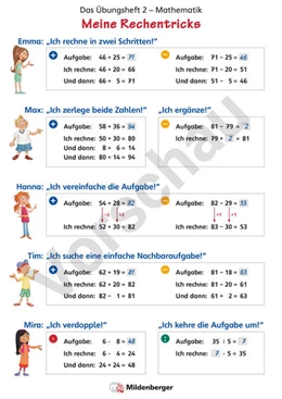 Abbildung von Simon / Keller | Das Übungsheft Mathematik 2 - Poster Meine Rechentricks | 1. Auflage | 2022 | beck-shop.de