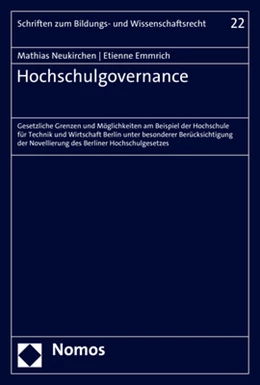 Abbildung von Neukirchen / Emmrich | Hochschulgovernance | 1. Auflage | 2022 | beck-shop.de