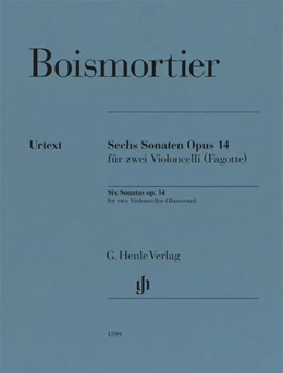 Abbildung von Umbreit | Joseph Bodin de Boismortier - Sechs Sonaten op. 14 für zwei Violoncelli (Fagotte) | 1. Auflage | 2022 | beck-shop.de