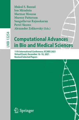 Abbildung von Bansal / Mandoiu | Computational Advances in Bio and Medical Sciences | 1. Auflage | 2022 | beck-shop.de