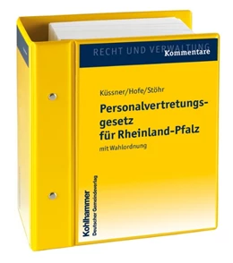 Abbildung von Küssner / Hofe | Personalvertretungsgesetz Rheinland-Pfalz | 1. Auflage | 2023 | beck-shop.de