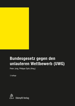 Abbildung von Jung / Spitz | Bundesgesetz gegen den unlauteren Wettbewerb (UWG) | 3. Auflage | 2023 | beck-shop.de