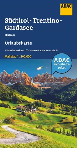 Abbildung von ADAC Urlaubskarte Südtirol, Trentino, Gardasee 1:200.000 | 2. Auflage | 2022 | beck-shop.de
