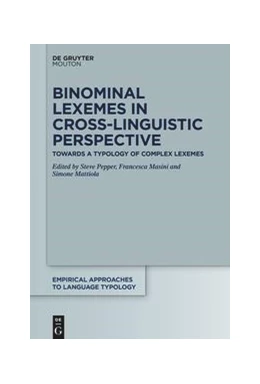 Abbildung von Pepper / Masini | Binominal Lexemes in Cross-Linguistic Perspective | 1. Auflage | 2022 | beck-shop.de