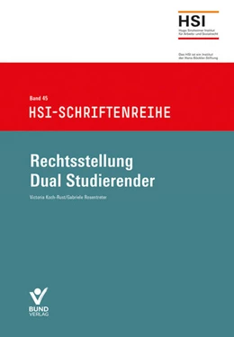Abbildung von Koch-Rust / Rosentreter | Rechtsstellung Dual Studierender | 1. Auflage | 2022 | beck-shop.de