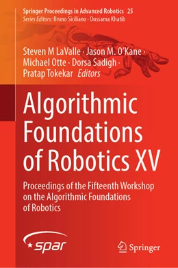 Abbildung von Lavalle / O'Kane | Algorithmic Foundations of Robotics XV | 1. Auflage | 2022 | beck-shop.de