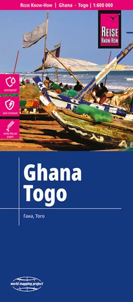 Abbildung von Peter Rump | Reise Know-How Landkarte Ghana, Togo (1:600.000) | 2. Auflage | 2023 | beck-shop.de